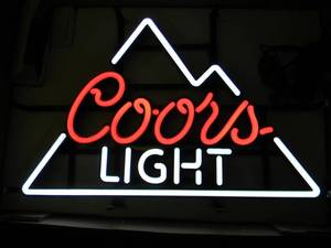 lot 2 image: NEW IN BOX ONLY OPENED FOR PICTURES - COORS LIGHT LED LIGHT  - ANOTHER AWESOME PIECE FOR THE CAVE - APPROX 24 BY 16 - SEE PICTURES