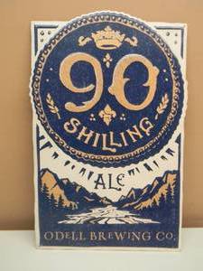 lot 21 image: 90 SCHILLING ALE ODELL BREWING CO. - APPROX 14 BY 22 - SEE PICTURES