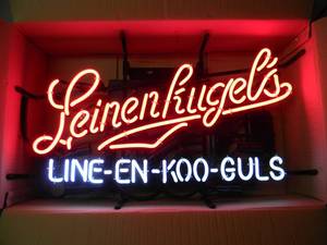 lot 24 image: NEW IN BOX ONLY OPENED FOR PICTURES - LEINENKUGELS MOTION NEON LIGHT  - ANOTHER AWESOME PIECE FOR THE CAVE - APPROX 26 BY 16 - SEE PICTURES