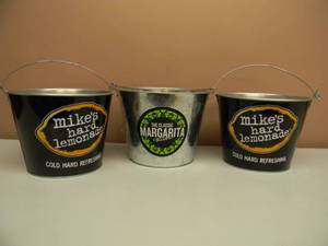 lot 57 image: 3 NOS MIKES BEERICE BUCKETS - SEE PICTURES