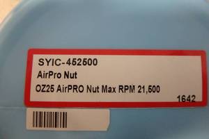 lot 3 image: AirPro  CNC Router Dust Evacuation Nut