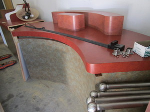 lot 138 image: DRY CLEANING RECEPTION COUNTERS