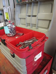 lot 154 image: PLANO TOOL BOX WITH CONTENTS