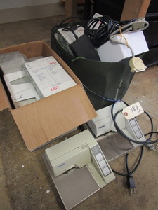 lot 187 image: EPSON RECEIPT PRINTERS WITH LAUNDRY RECEIPTS