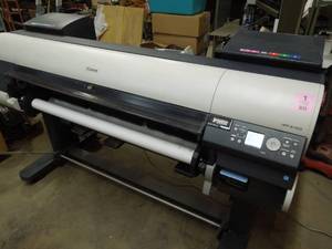 lot 1 image: Canon iPF8100 44 Large Format 12-Color Printer