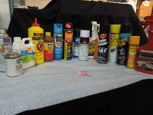 lot 28 image: Misc Spray Fluids