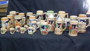 lot 33 image: Lot of Steins