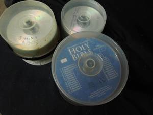 lot 34 image: Large Lot of Religious CDs including Bible