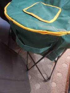 lot 70 image: Green & Gold Cooler on Stand