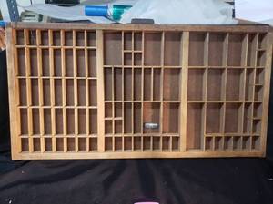 lot 76 image: Vintage Printers Cabinet Drawer
