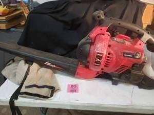 lot 95 image: Troy Bilt Yard Blower Vacuum with Bagger