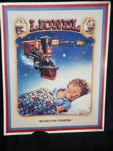 lot 97 image: Tin Sign - Lionel Trains