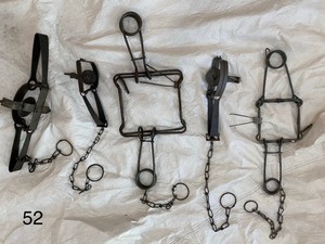lot 52 image: VintageAntique Metal Animal Traps