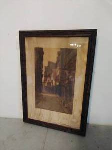 lot 42 image: Antique Framed Art