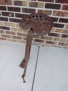 lot 52 image: Vintage Metal Wagon Seat