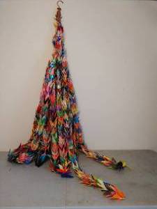 lot 67 image: Chain of 1,000 Paper Cranes