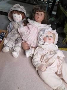 lot 66 image: (3) Dolls See Photos...