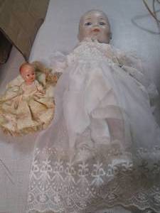 lot 77 image: (2) Vintage Dolls, One is Porcelain...