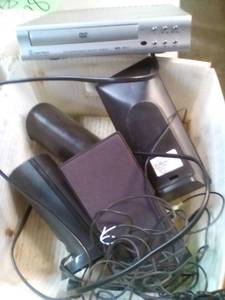 lot 79 image: Cyber Home CDDVD Player & Speakers...
