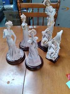 lot 53 image: Lot of Porcelain Figurines One is ...
