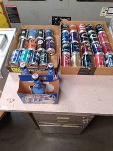 lot 64 image: Empty Vintage Beer Cans See Photos...