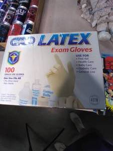 lot 65 image: (3) Boxes of Latex Gloves See Phot...