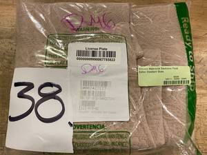lot 38 image: Hillcrest Matelasse Sandstone Floral Cotton Standard Sham, 50172F-STD-SANDSTONE - NEW