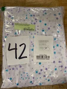 lot 42 image: Starlight Turquoise 200 Thread Count Cotton Percale Queen Fitted Sheet, 30296B-Q-TURQUOISE - Fitted Sheet Only - NEW