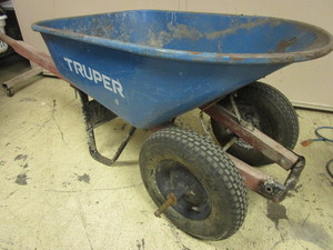 lot 315 image: TRUPER DOUBLE-WHEEL WHEELBARROW