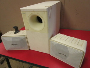 lot 352 image: BOSE ACOUSTIMASS 5 SERIES II DIRECT REFLECTING SPEAKER SYSTEM, BOSE MODEL 101 MUSIC MONITORS