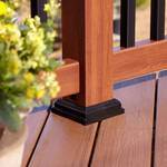Fiberon (26-Pack) Midnight Black PVC Deck Post Sleeve Collars, POST SL MLD 4 BLK L, NEW