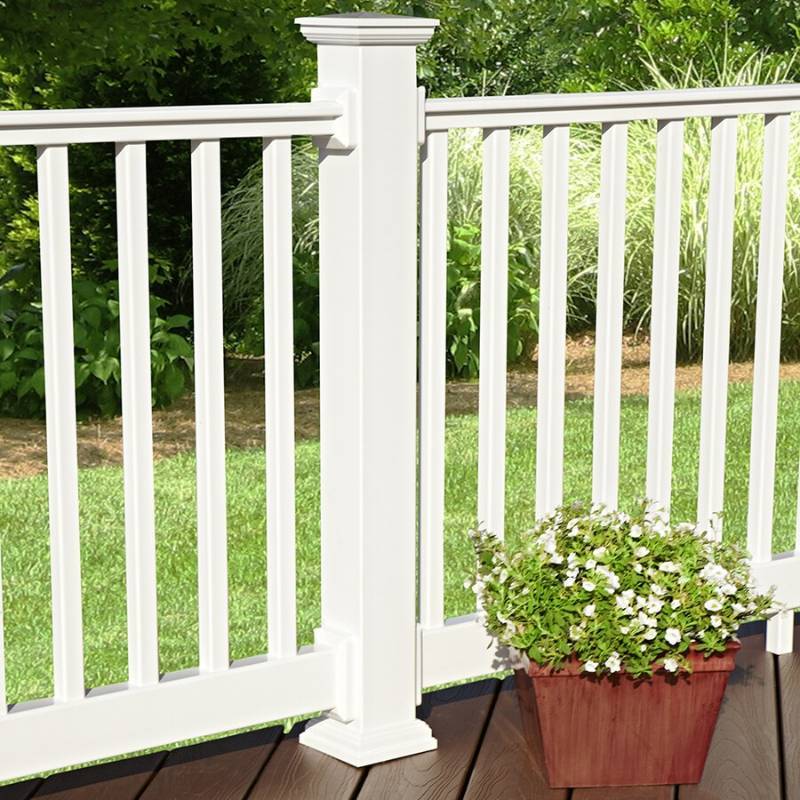 (1 Case of 12) Fiberon 2-Pair White Sentry Rail Bracket BKT SEN 4 PK WH - NEW