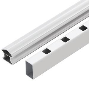 (1 CASE OF 8) Fiberon (Actual 4-in x 6-in x 8-ft) Classic 2-Pack White Composite Deck Handrails RL PK 96IN CLASS WH - 1 Top & Bottom Rails - NEW