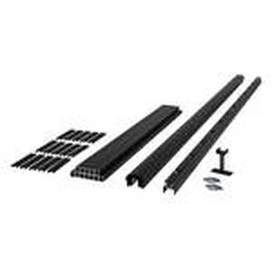 Fiberon 6 Black Aluminum Deck Stair Railing Kit, AL STR PK 72x36 BL - NEW
