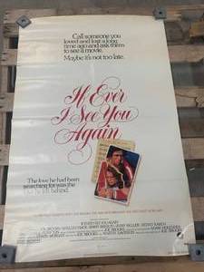 lot 4 image: If I Ever See You Again Original Movie Poster