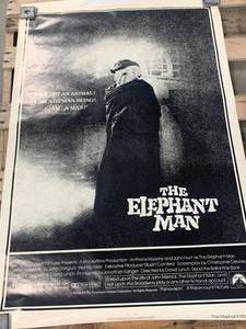 lot 8 image: Original Elephant Man Movie Poster