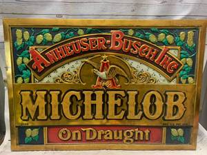 lot 33 image: Very Rare Anheuser Busch Michelob on Draught Sign