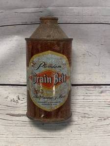 lot 38 image: Grain Belt Cone Top Tax Paid Beer Can