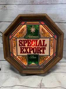 lot 41 image: Vintage Special Export Lighted Sign 15 wide