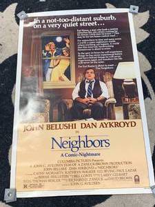 lot 56 image: Original 1981 Neighbors Movie Poster