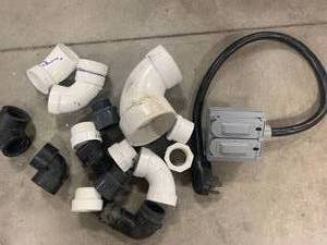 lot 95 image: Heavy Duty Outlet & Plumbing Accessories