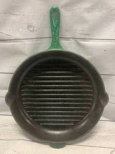 lot 108 image: Le Creuset #30 Cast Iron Pan (sold for $148 on Ebay)