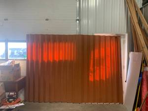 lot 116 image: Collapsible Accordion Divider Door 10 long 79 tall