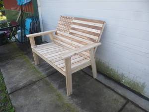 Patriotic Bench Seat
