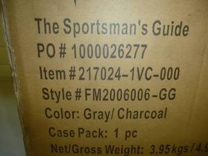 Sportsman Guide Boat Seat GrayCharcoal