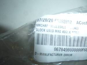 Amchar Glock Magazine 45 cal