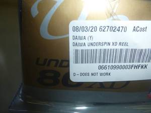 Daiwa Reel 80 XD