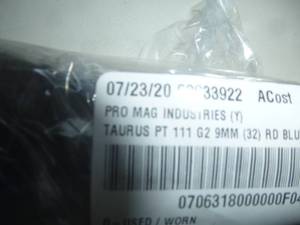 Pro Mag Industries 9mm Taurus