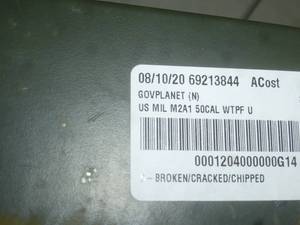 US Military Ammo Cans 50 cal