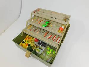 lot 89 image: Plano Tackle Box with Fishing Accessories Inside